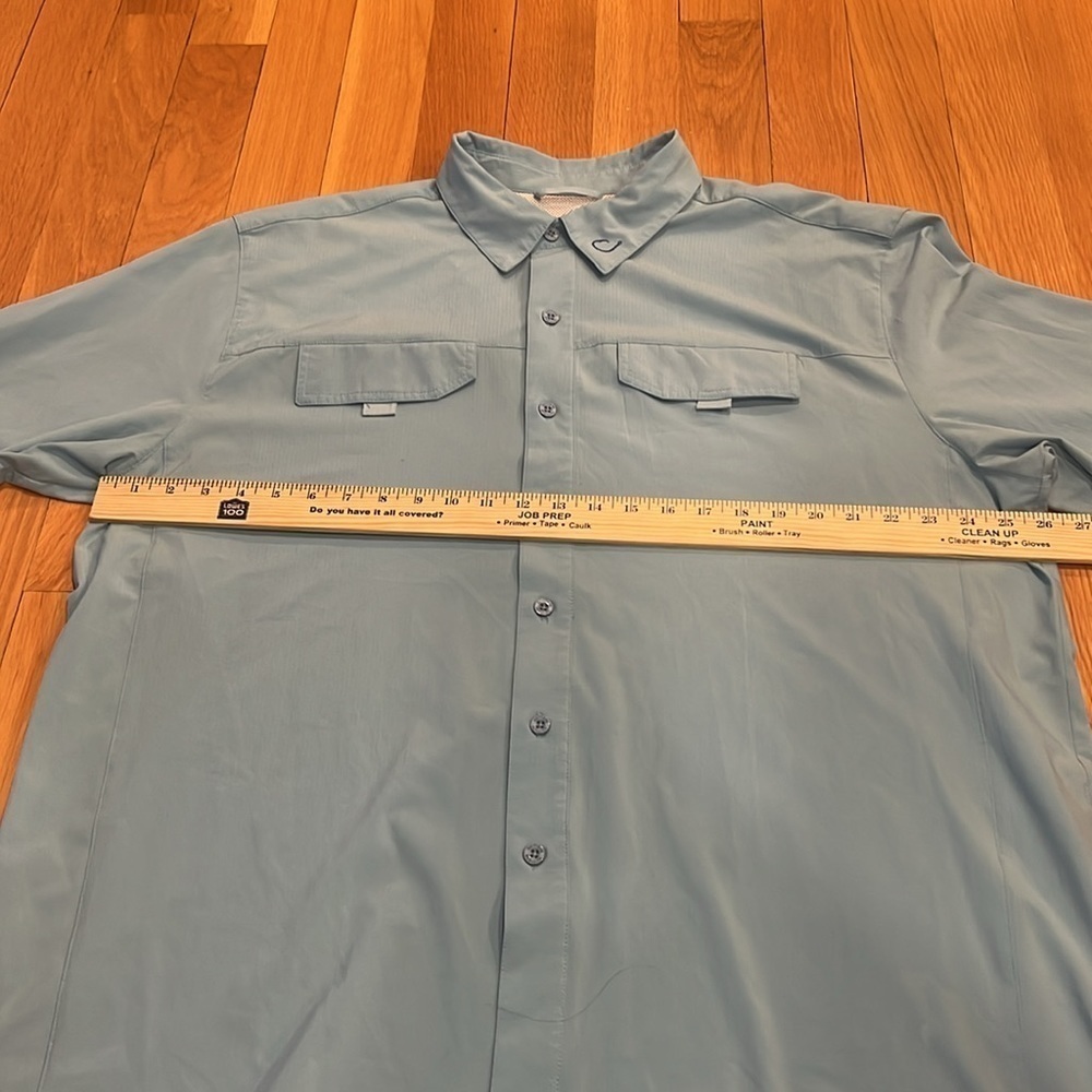 Reel life mens saltwater long sleeve with roll tabs button down size 2Xl. - Picture 5 of 7